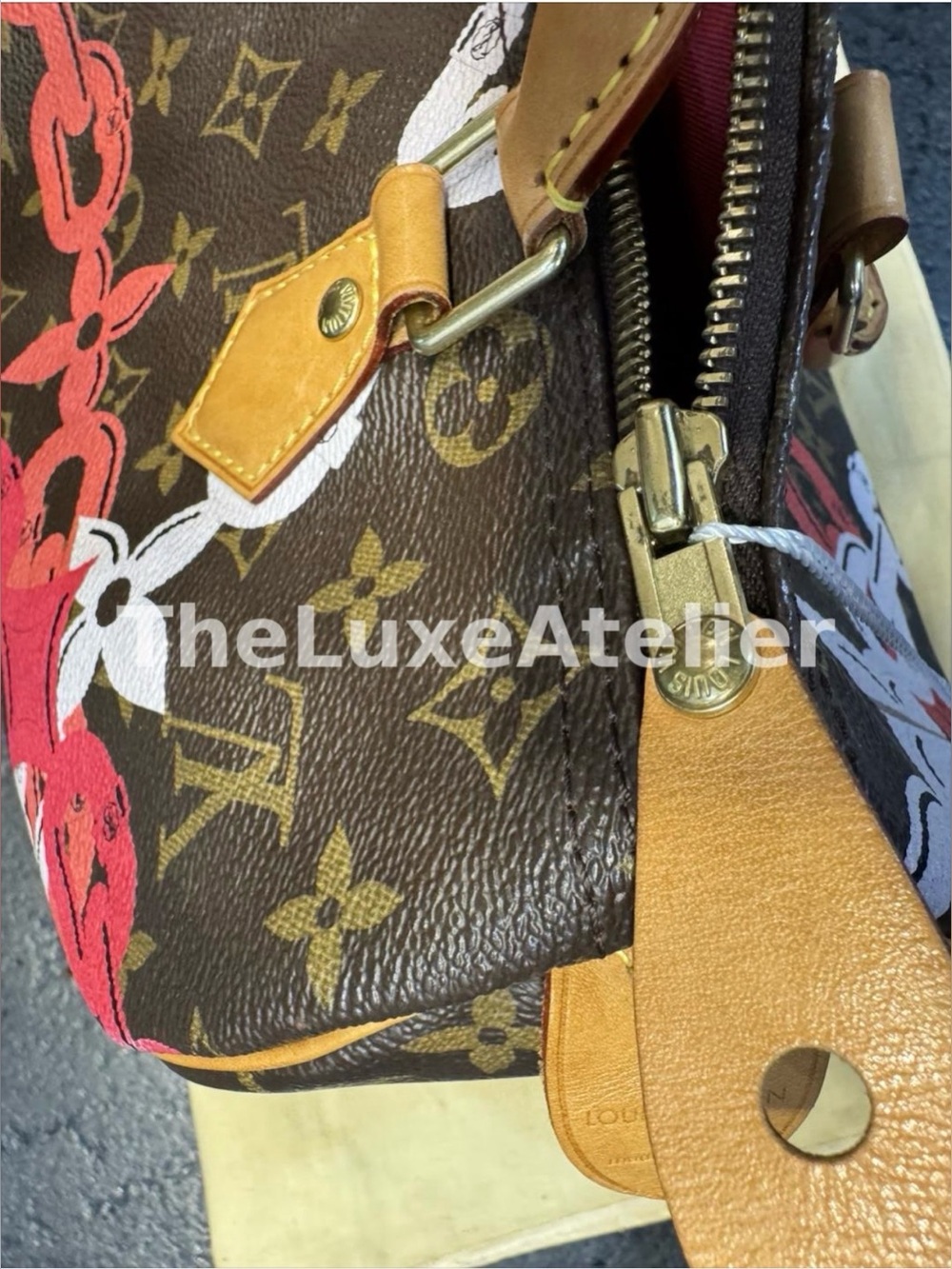 ✨ Louis Vuitton Monogram Bay Speedy 30 Rose Ballerine Poppy – Limited Edition ✨ - Picture 4 of 16